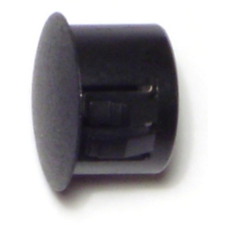 Midwest Fastener 1/2" Black Nylon Plastic Flush Head Hole Plugs 1 12PK 69466